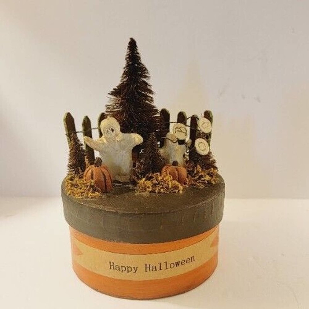 ESC Trading 2002 BOO Backyard Scenery Box Signed Butler RARE